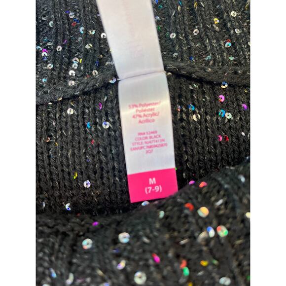 No Boundaries Juniors Sweater with Sequins Size 7-9 (0161) - Picture 5 of 9